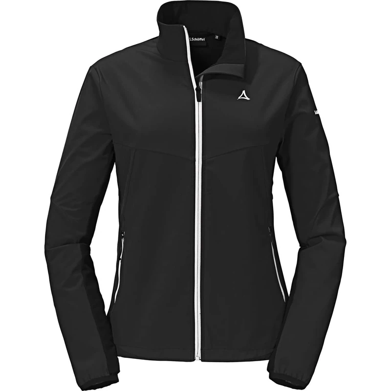 Schöffel Women's Softshell Jacket Gutter L 411, Black, 34 (EU)