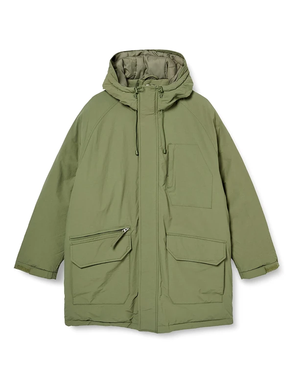 MUSTANG Men's Daniel Washed Parka, Four Leaf Clover 6352, L - Image 1