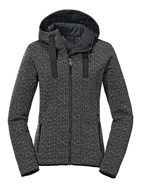 Schöffel Women's Aurora L Fleece Hoody 315 Jacket, Black, 42