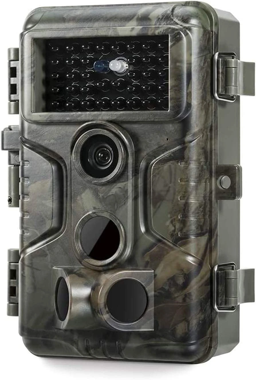 GardePro A3S Wildlife Camera, 64MP 1296p, Trail Camera with H.264 Video, Next-Gen Imaging Technology, 100ft No Glow Night Vision, 0.1s Trigger Speed Motion Activated, Camera Traps for Garden