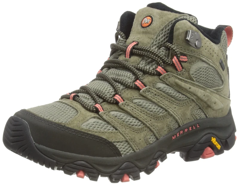 Merrell Women's Moab 3 Mid Gtx Hiking Shoe, Olive, 6.5 UK