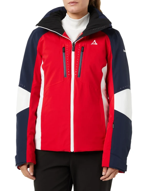 Schöffel Women's Naladas Ski Jacket L 421, Toreador, 44 (EU)