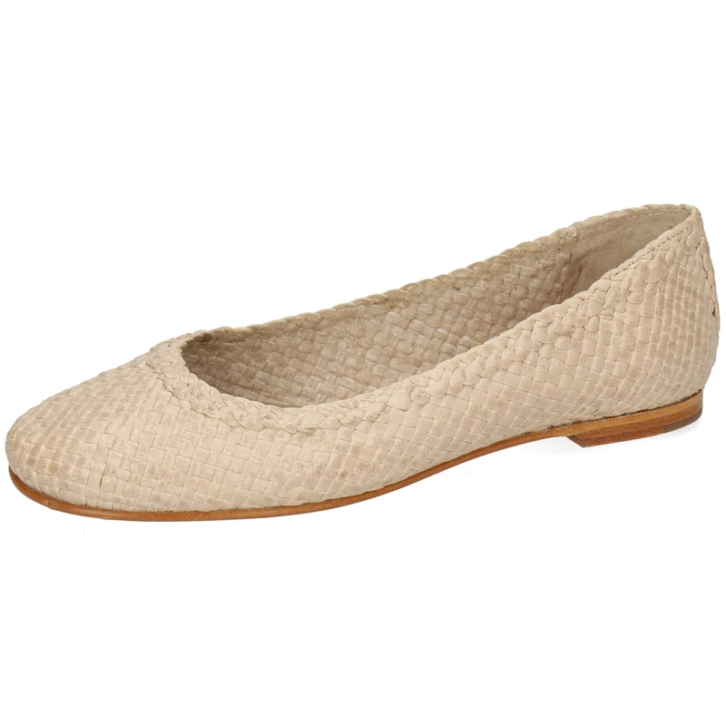 Melvin & Hamilton Women's Kate 5 Ballet Flat, Beige, 10 UK