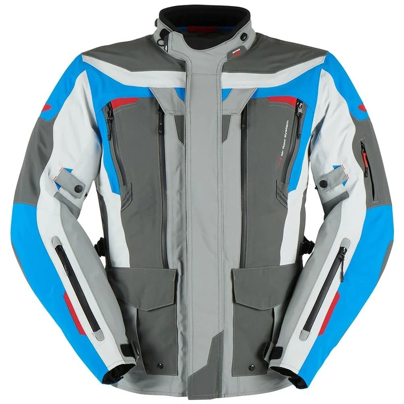 Furygan VOYAGER 3C - 3 Laminated Layers Motorbike Jacket Touring & Adventure - CE EPI Certified - All Seasons - Breathable - Waterproof - High end - Top performance