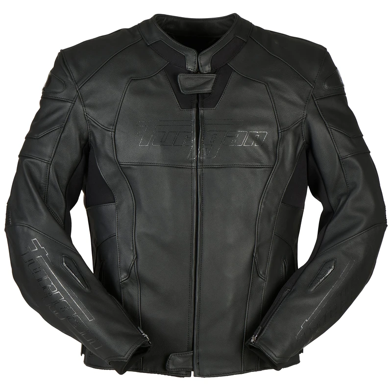 Furygan Nitros - Radical Sporty Motorbike Leather Jacket Men - AAA Certified -D3O Protection -Abrasion Resistant - Removable thermal liner -Protection