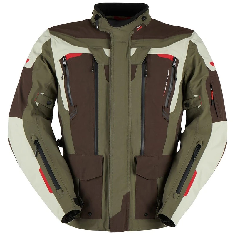 Furygan VOYAGER 3C - 3 Laminated Layers Motorbike Jacket Touring & Adventure - CE EPI Certified - All Seasons - Breathable - Waterproof - High end - Top performance