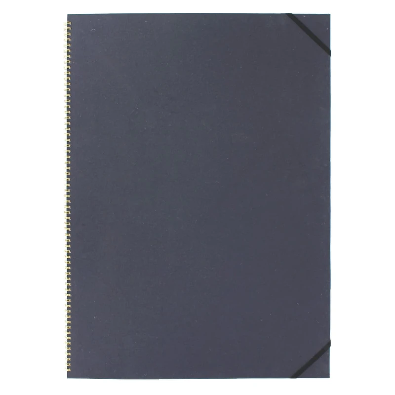 Artway Indigo Handmade Spiral Bound A1 Sketchbook - Portrait - 150gsm - 32 sheets/64 Sides