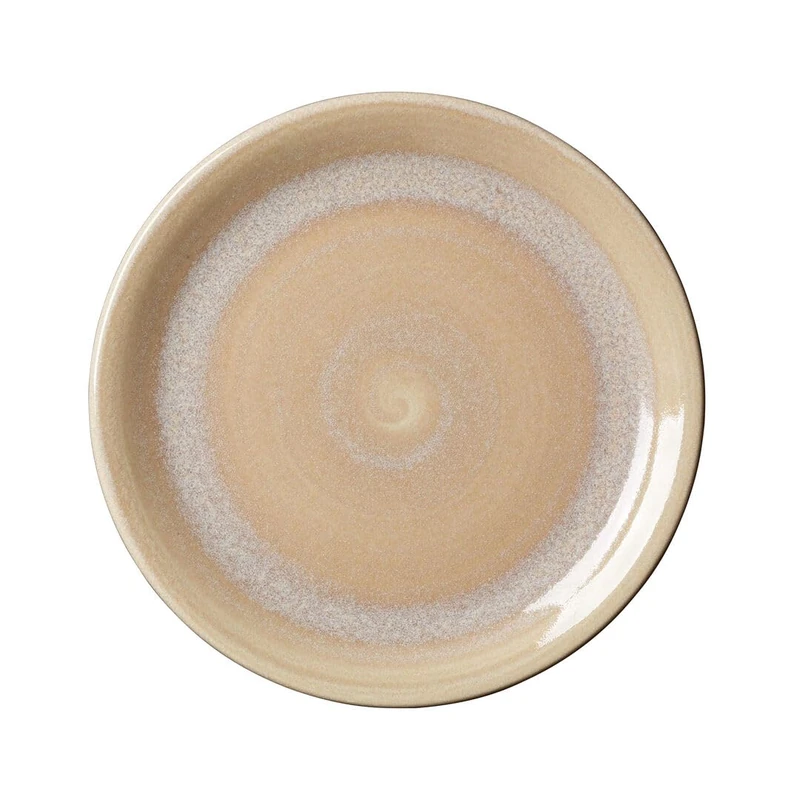 Steelite Revolution Sandstone Plate Coupe 8inch / 20.25cm, Pack of 12 - Image 1