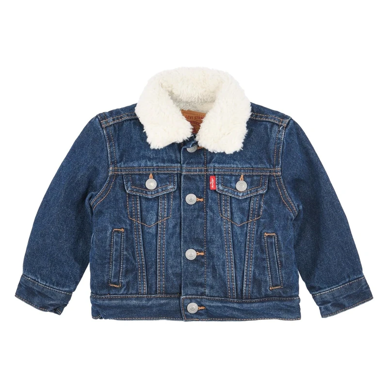 Levi's Kids Lvn Sherpa Trucker Baby Boys, Garland, 6 Months