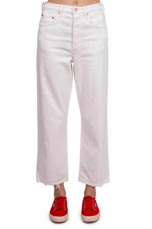 Levi's Women's Ribcage Straight Ankle Jeans - Cloud Over 30W/27L