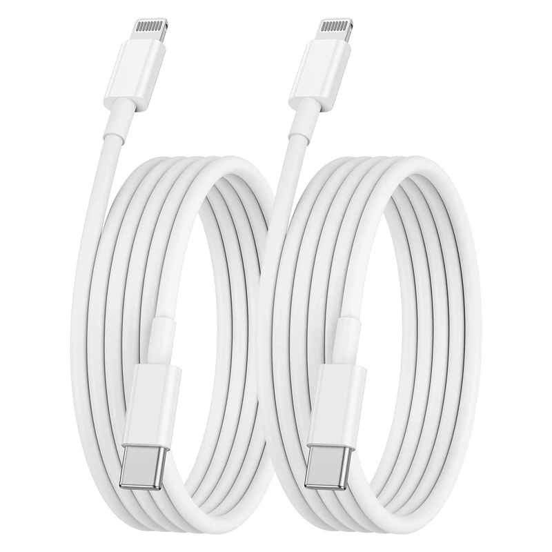 CyvenSmart USB-C to Lightning 3M 2-Pack - Charge iPhone 14/13/12