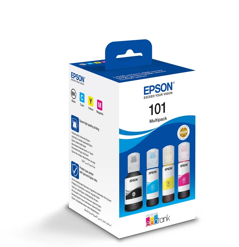 Epson C13T03V64A Ink Cartridge 4 Pieces Original Black Cyan Magenta Yellow - Image 1
