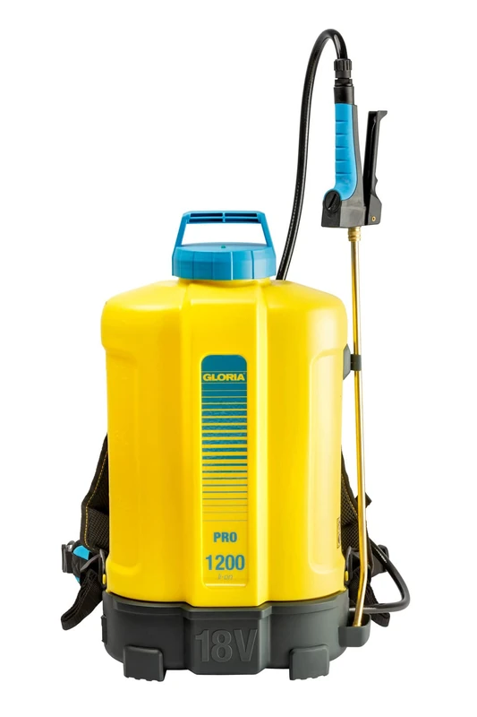 GLORIA Cordless Backpack Sprayer Pro 1200 li-on | For Plant Protection and Weed Control | 12 Litre Capacity | Compatible with BOSCH 18V Battery | Without Battery