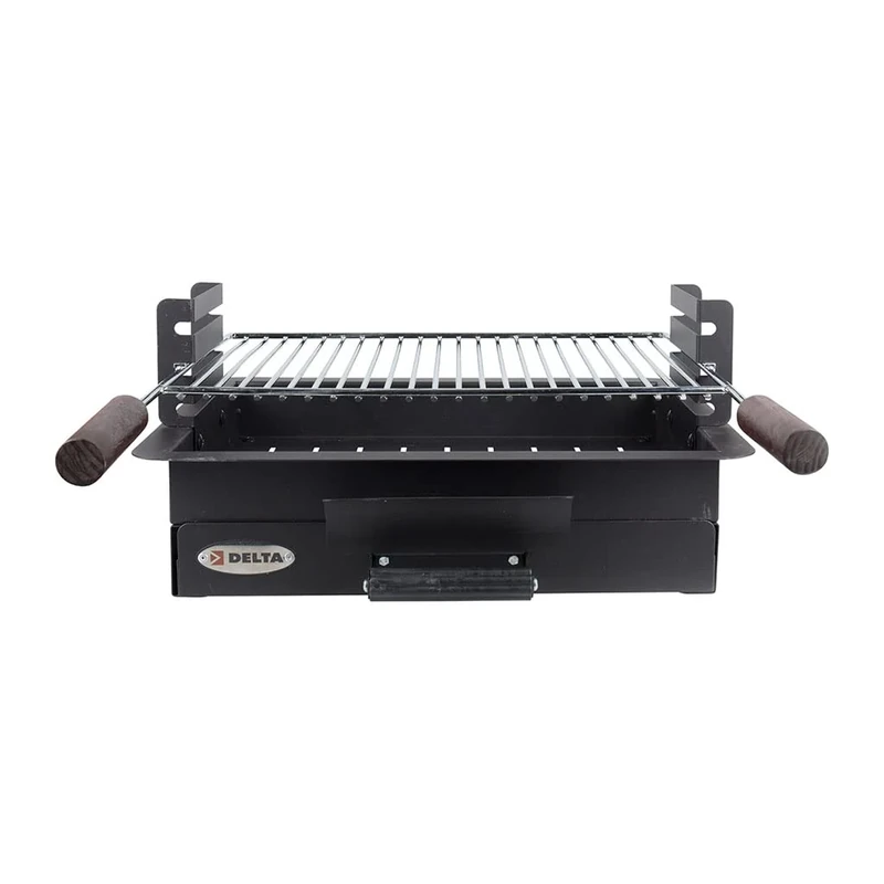 I LOVE BBQ - Charcoal barbecues - Built-in barbecue 4/6 cutlery - 4/6 cutlery set - Recessed dimensions: 44 x 32.5 cm