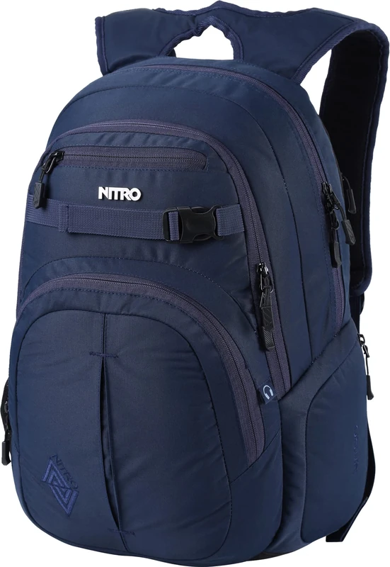 Nitro Chase Backpack School Backpack with Organiser School Bag Daypack with 17 Inch Laptop Compartment, Night sky, NIGHT SKY, Rucksack