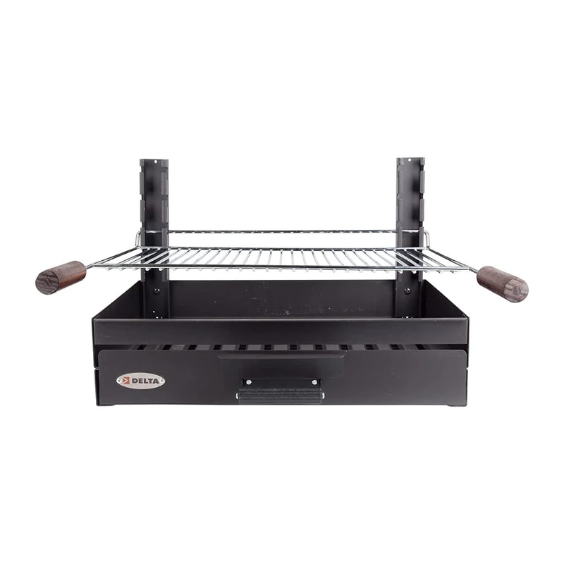 I LOVE BBQ - Built-in charcoal barbecues - 6/8 cutlery set - Grill set - Dimensions: 59 x 60 x 37 cm, 647417