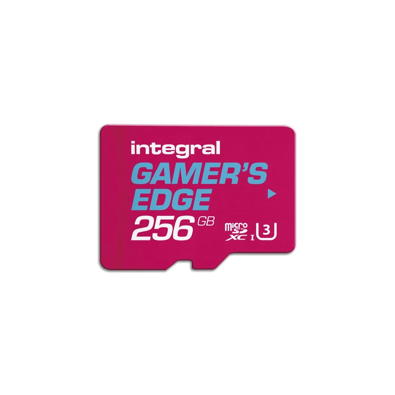 Integral 256GB Gamer's Edge Micro SD Card for the Nintendo Switch - Load & Save Games Fast, Gaming Storage, DLC & Save Data, Quick Memory Card made for Nintendo Switch 1 consoles, Lite, OLED & 4K