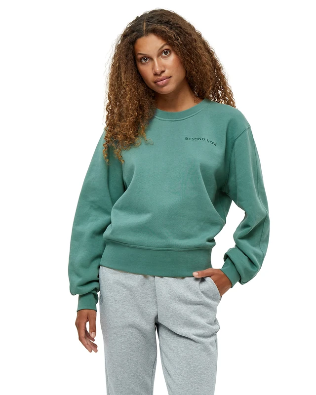 Beyond Now Bridget GOTS Sweatshirt | Blue Sweatshirts For Women Uk | Spring Sweater For Women | Size XXL