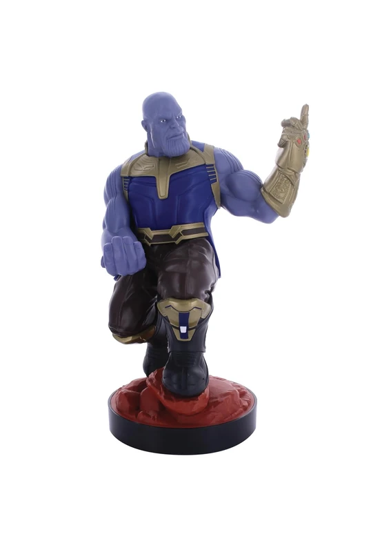 Cableguys Marvel Thanos Controller Holder & Phone Stand - Gaming Accessories for Room and Desk Setup, Holder Compatible with Xbox, PlayStation & Most Standard Game Controllers
