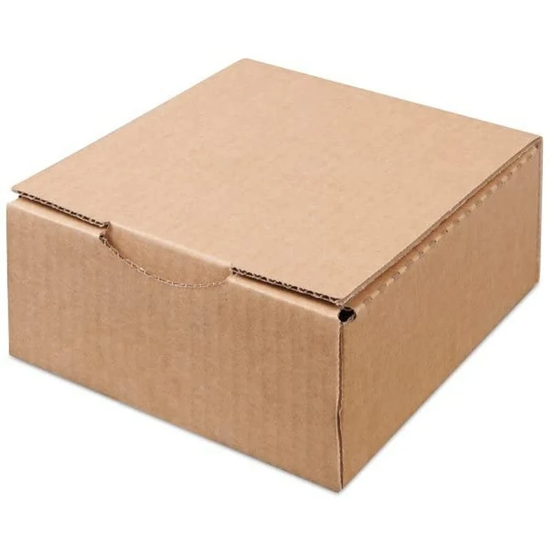 Master'in Single Fluted Postal Box 250 x 200 x 100 mm Pack of 50 Brown