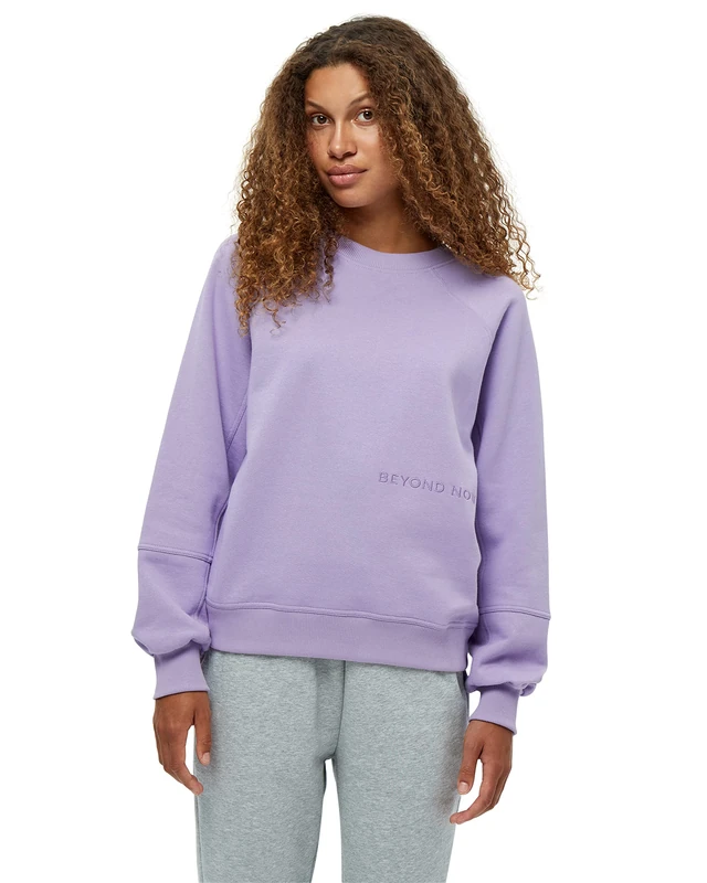 Beyond Now Brooklyn Gots SweaT-shirt, Violet SweaT-shirts For Women Uk, Spring Sweater For Women, Size XL