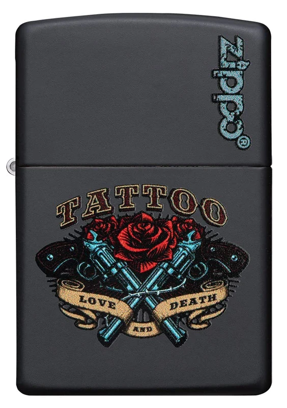 Zippo Lighter, Black Matte, One Box (48093-000002)