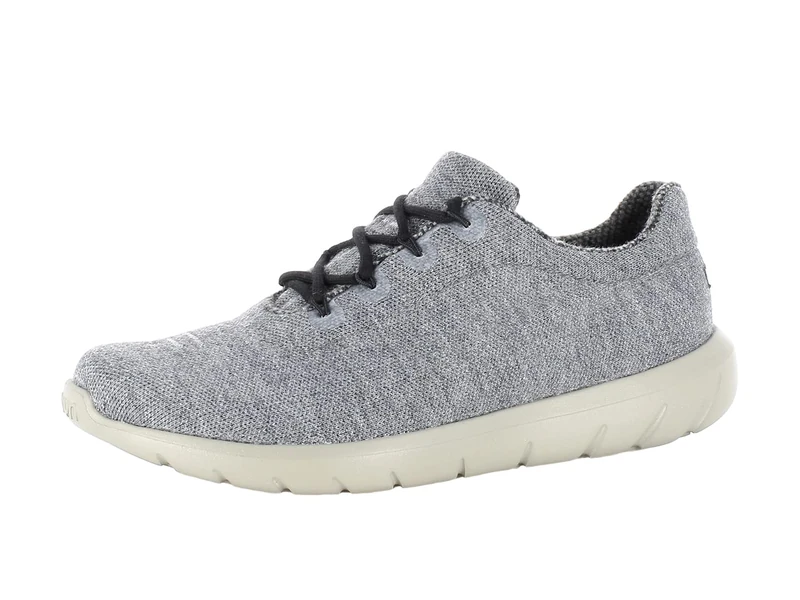 UYN Men's Living Cloud Sneaker, Light Gray Melange, 12.5 UK