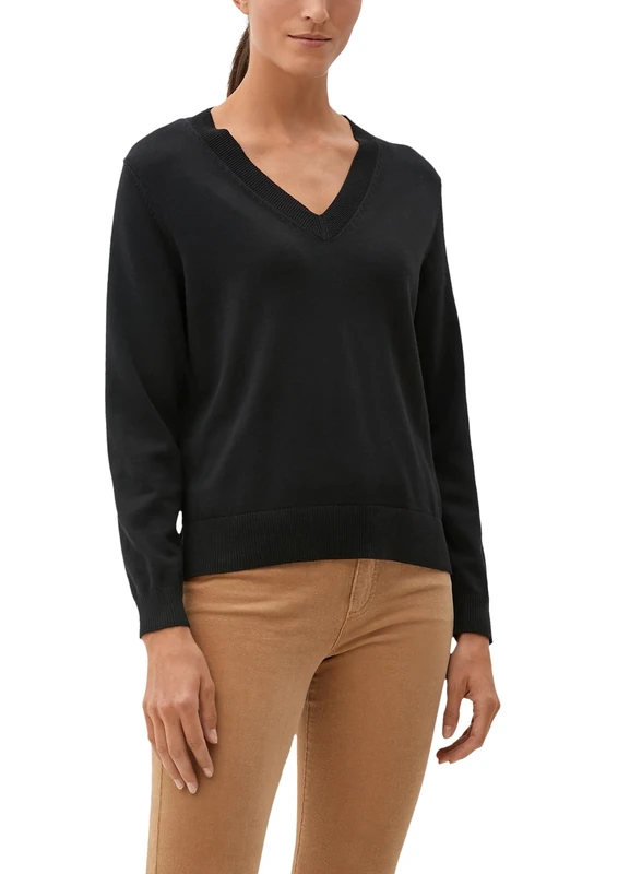 s.Oliver Women's 10.2.11.17.170.2118888 Jumper, 9999, 40 Black