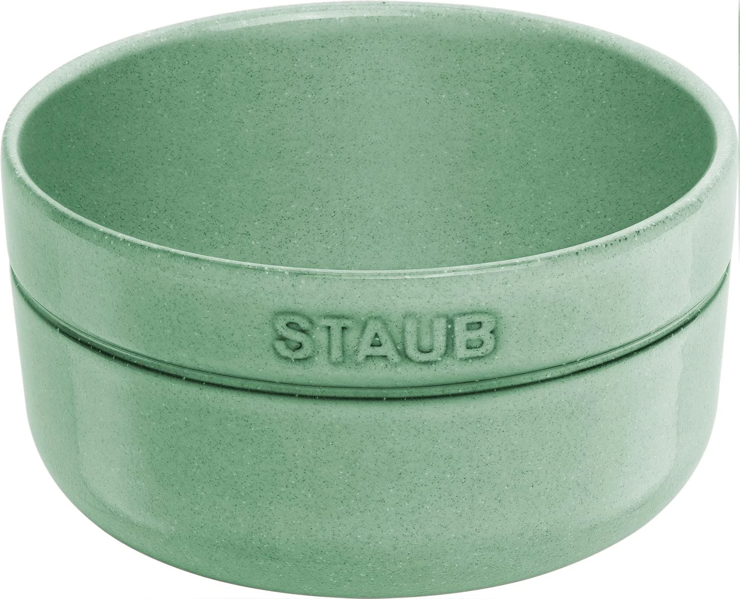 STAUB Dining Line 12cm Sage Green Ceramic Scratch Resistant Bowl