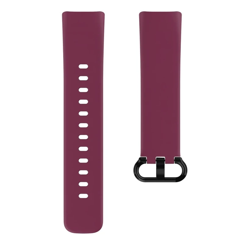 Hama Fitbit Watch Strap 22 mm (Adjustable Replacement Strap for Smartwatch Fitbit Charge 5, Fitbit Bracelet for Swapping, TPU Replacement Strap, Stainless Steel Buckle) Red, red, Normal, Modern