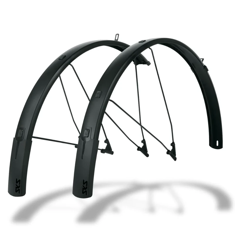 SKS Metaplast Bluemels Mudguard Set, Black, 56 mm