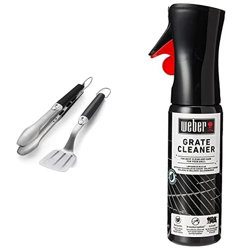 Weber 6645 Premium BBQ Tool Set - 2 Piece Stainless Steel