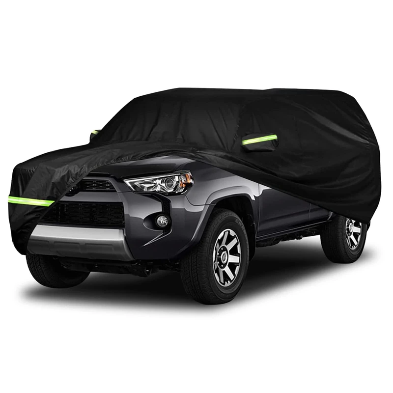 Waterproof Car Covers Replace for 2002-2022 Toyota 4runner, 6 Layers All Weather Custom-Fit Outdoor Full Car Covers with Zipper Door for Snow Rain Dust Hail Protection (4Runner)
