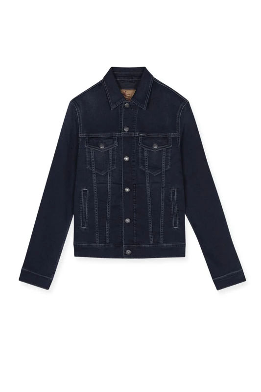 Teddy Smith Men's, Randall Denim Sweatshirt, Old/Ink, Size S, S - Image 1