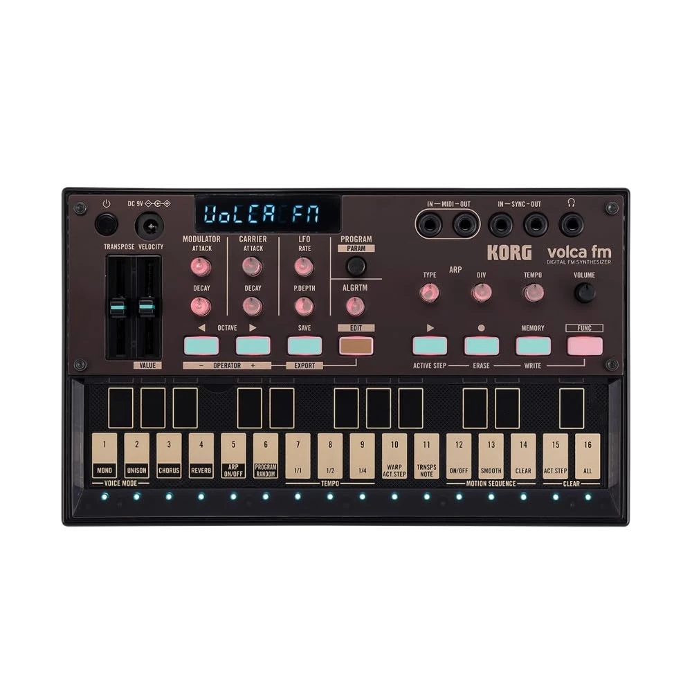Korg - Volca FM2 - Compact 6 Voice Digital FM Synthesizer and Sequencer