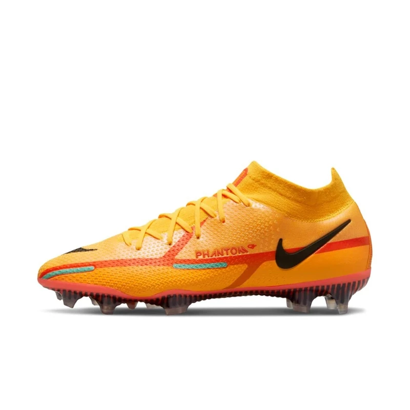 Nike Unisex Phantom GT2 Dynamic Fit Elite FG Firm-Ground Soccer Cleat, Laser Orange/Black-Total Orange, 44 EU