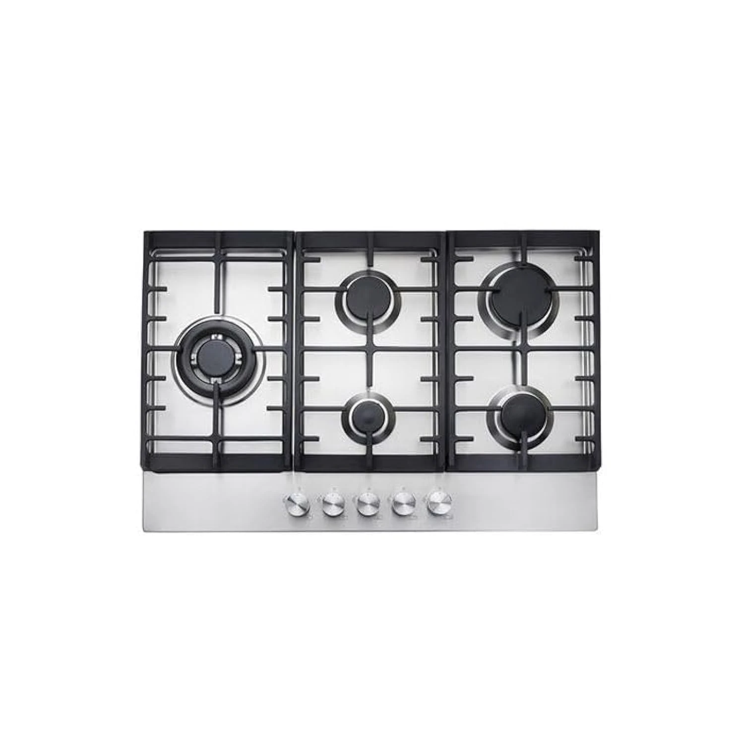Teknix Signature Collection SCGH751X 75cm Gas Hob with 3.8Kw Wok Burner - Stainless Steel