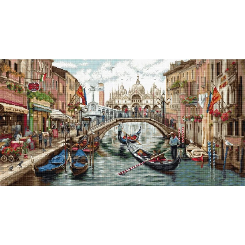Luca-S Gold Collection Venice Counted Cross Stitch Kit