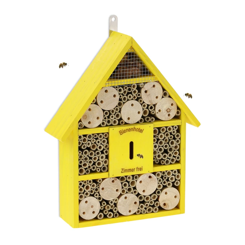Relaxdays Insect Hotel - Bee Nesting Aid for Garden & Balcony