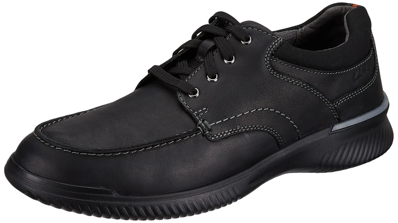 Clarks Men's Donaway Edge Oxford, Black Leather, 7.5 UK