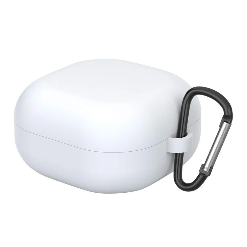 LHXXA Silicone Soft Galaxy Buds case for Samsung Galaxy Buds Live Cover Shell Earphone Accessories Shockproof Protector White