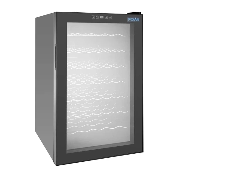 Polar C-Series 51 Bottle Wine Fridge - LED Control Panel, Noise Level 39, Removable Shelves CC067