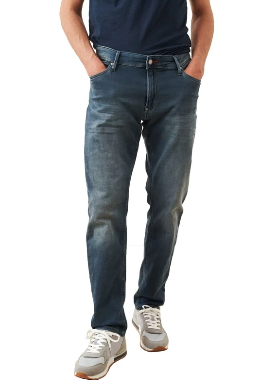 Teddy Smith Reeple Rock Sweatshirt Denim Trousers, Blue Black, 27 Men's - Image 1