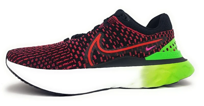 Nike Men's Running Shoes CD4371 Cross Running Shoes, Black Green Strike Team Red Siren Red, 11.5 UK