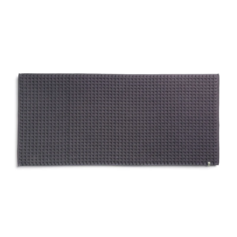Möve Piquée bath mat 60 x 130 cm made of 100% cotton, graphite - Image 1