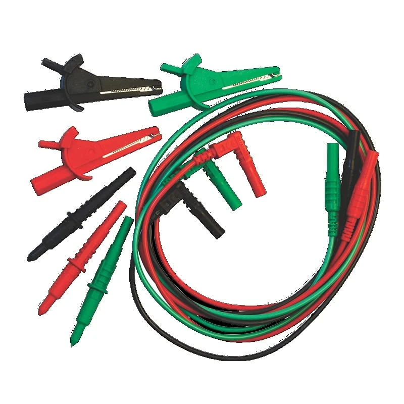 Di-Log Universal Multifunction Tester Lead 3 Wire Lead Set for Most Multi Function Installation Testers