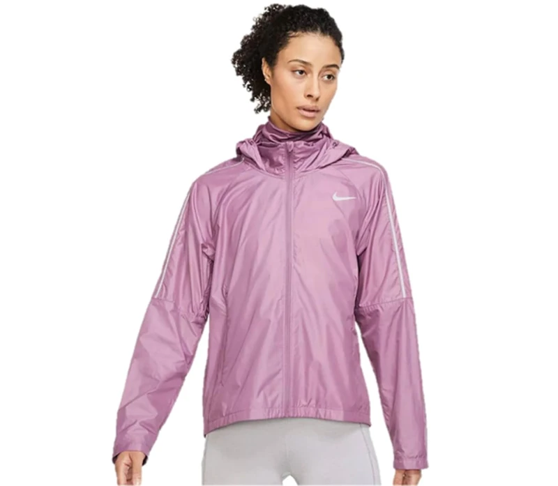 NIKE CU3385-507 W NK SF WARM JKT Sweatshirt Women's Light Bordeaux/Silv Silv S