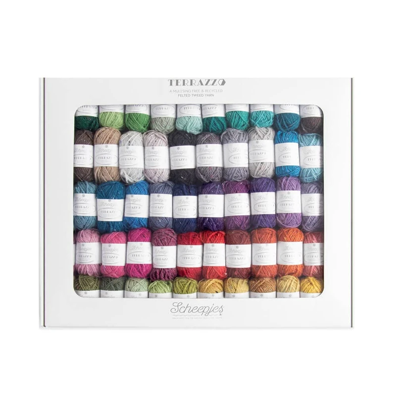 Scheepjes - Scheepjes Terrazzo Colour Pack - 60 x 10 Grams (1 Box) - Image 1