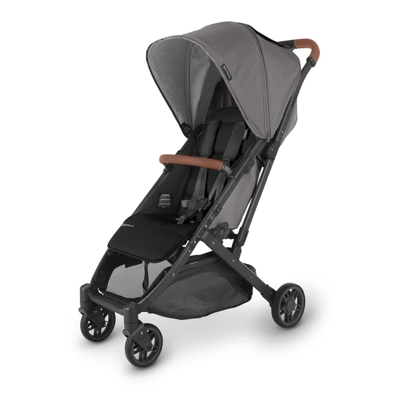 MINU V2 Stroller-Greyson (Charcoal mélange/Carbon/Saddle Leather)