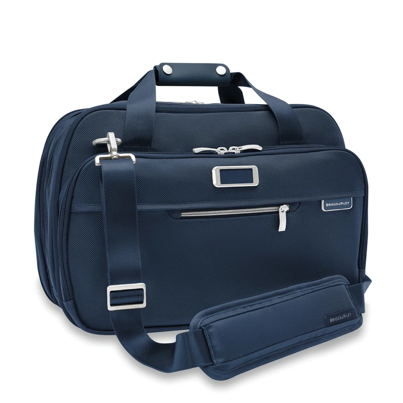 Briggs & Riley Travel Duffel Bag, Navy, Expandable Cabin Bag, Expandable Duffle